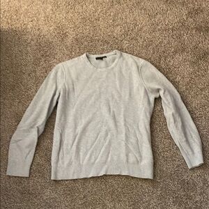 Banana Republic Heather Gray Knit Sweater